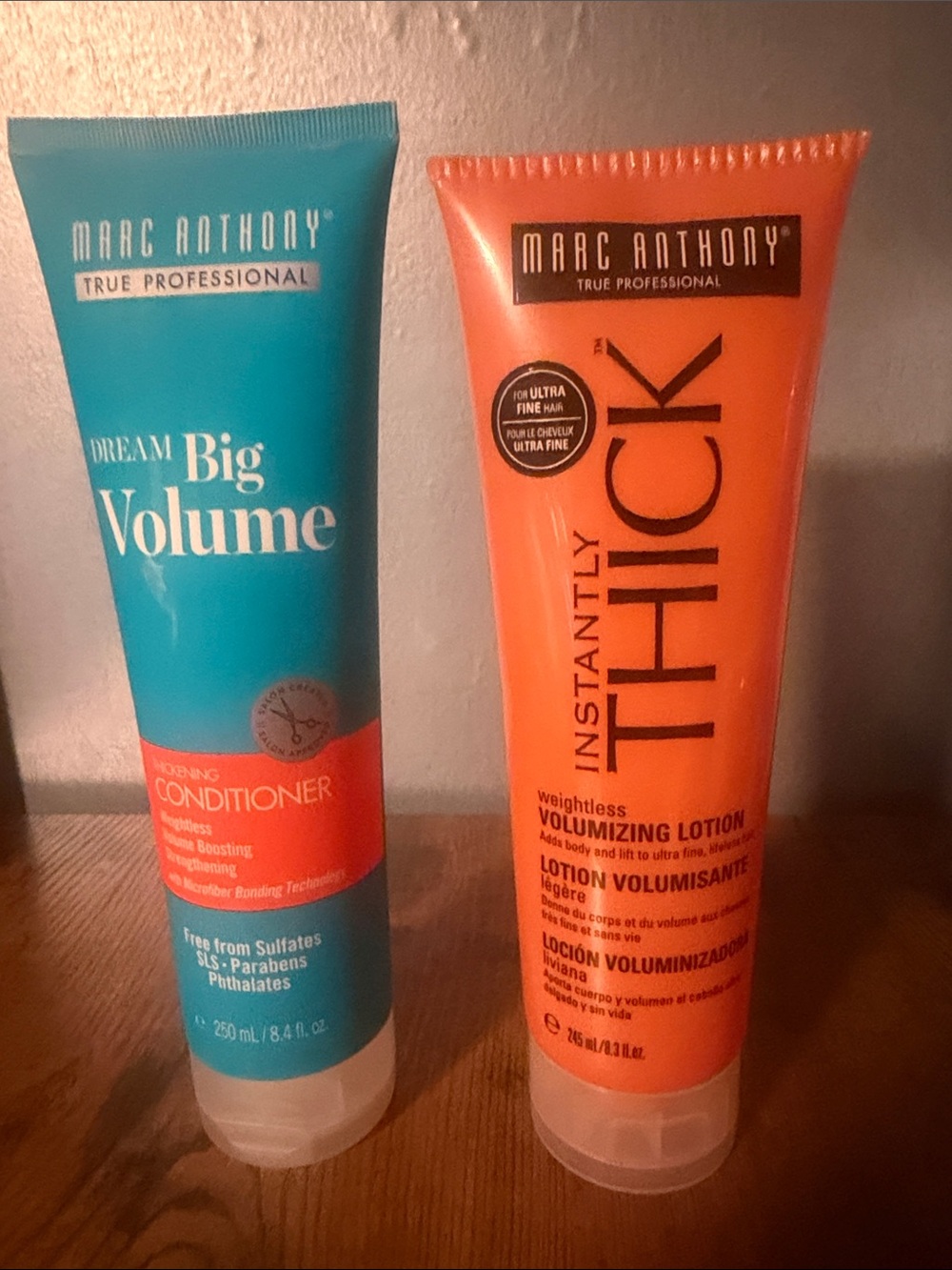 Marc Anthony Dream Big Volume conditioner&Instantly Thick Volumizing Lotion duo